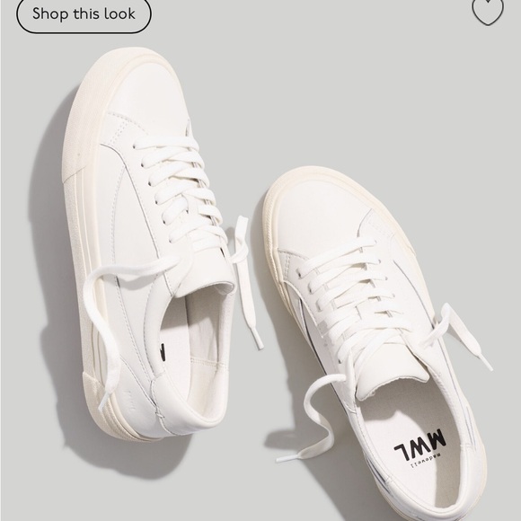 Madewell white low top shoe size 7 - Picture 1 of 5